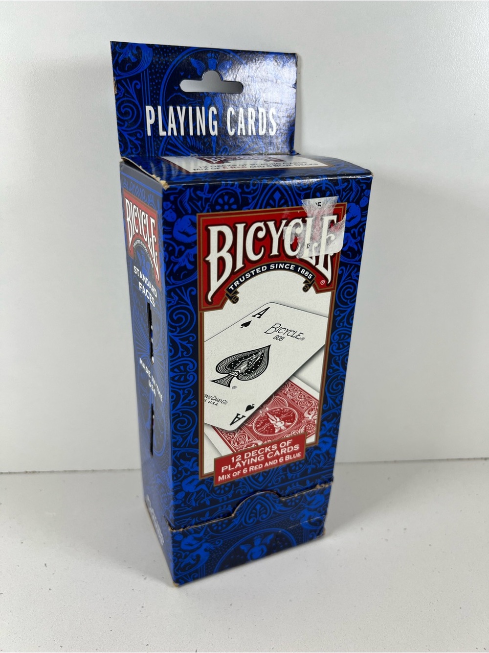 Bicycle Playing Cards 12 Deck Set 6 Red 6 Blue New